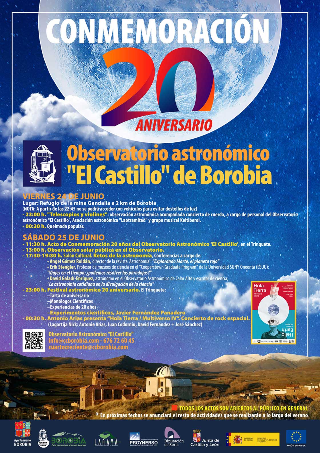 Conmemoración 20 años del Observatorio Astronómico 'El Castillo'